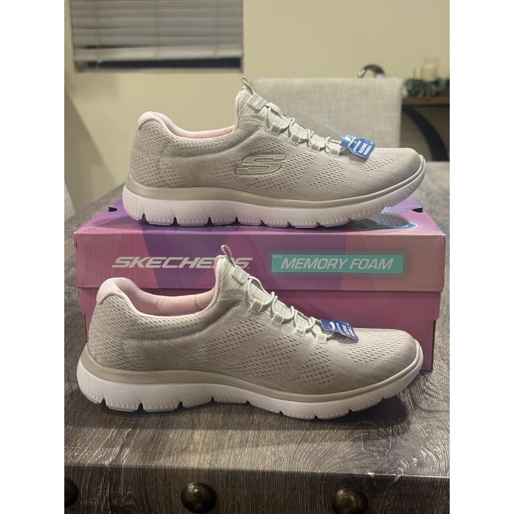 Skechers Sport Women's Summits Fun Flare Sneaker 150113/TPPK Taupe Pink Size 9.5
